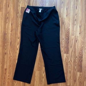 NWT Edward New Black Scrub Bottoms size LARGE L